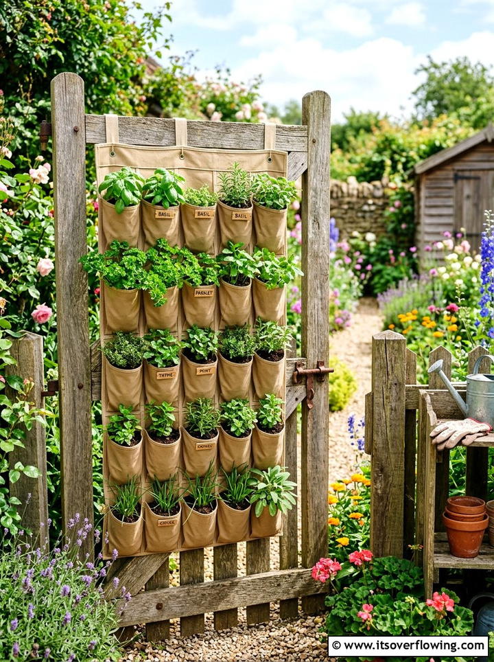 Shoe Organizer Garden - 25 cheap garden ideas with vertical gardens