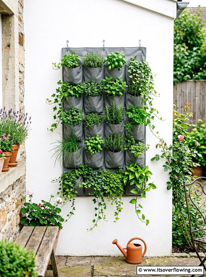 Shoe organizer garden - 25 reusing old things ideas for vertical garden