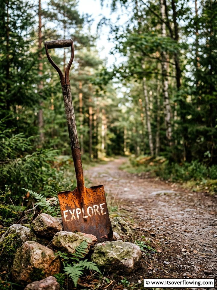 Shovel Handle Fence - 25 recycled garden ideas with old tools