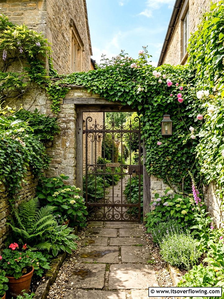 Side yard entry - 25 upcycled garden ideas with old gates
