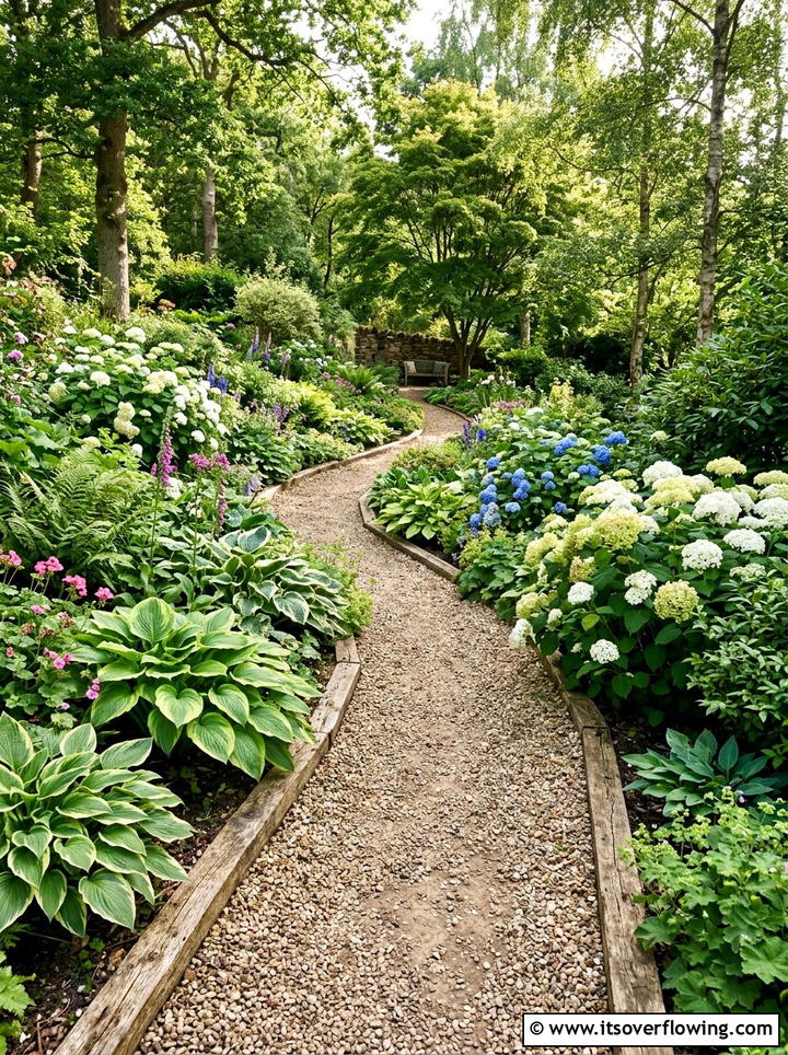 Sloping Gravel Path - 25 garden ideas for uneven ground