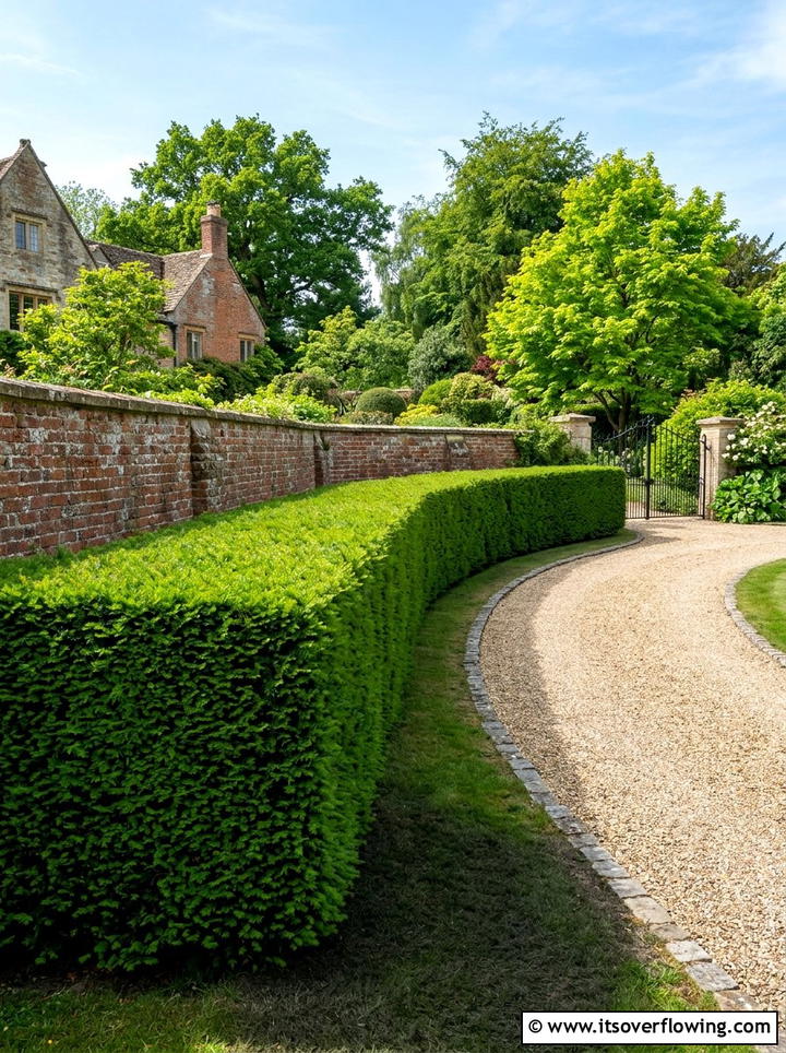 Slow Growing Hedge - 25 garden ideas low maintenance