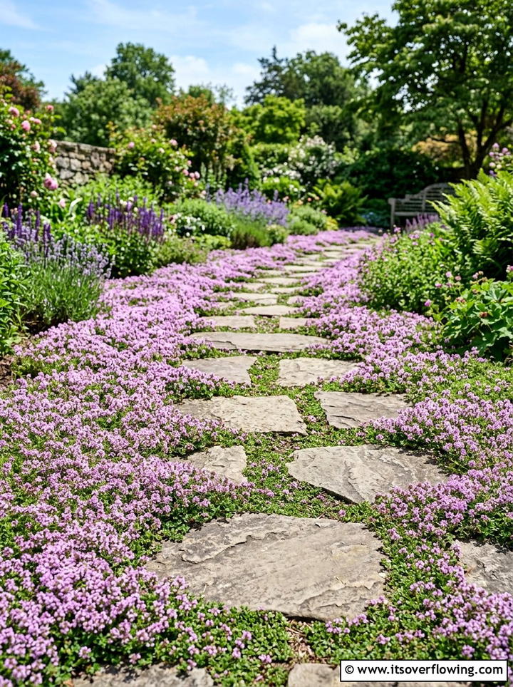 Slow growing ground cover - 25 creative garden ideas with low maintenance design