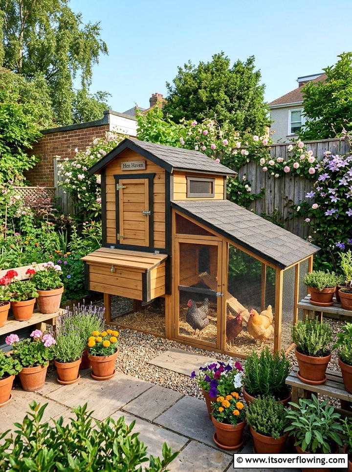 Small Backyard Chicken Coop - 25 creative garden ideas with chicken coop gardens
