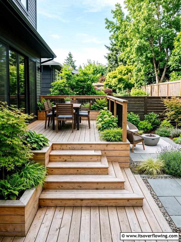 Small Backyard Deck Levels - 25 creative garden ideas for small yards