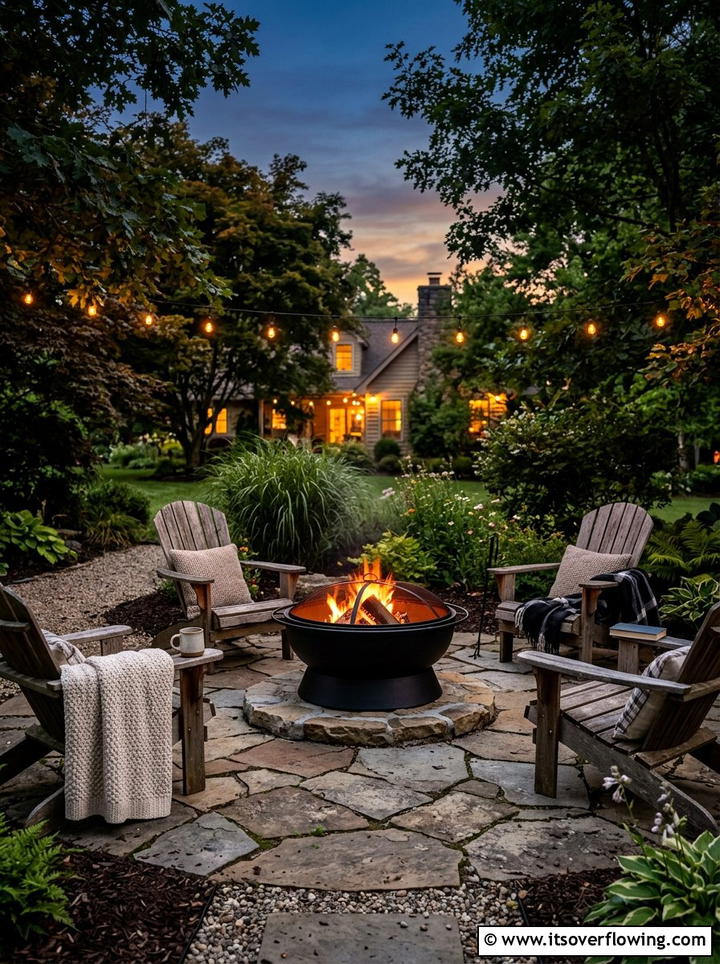 Small Backyard Fire Pit - 25 small garden ideas