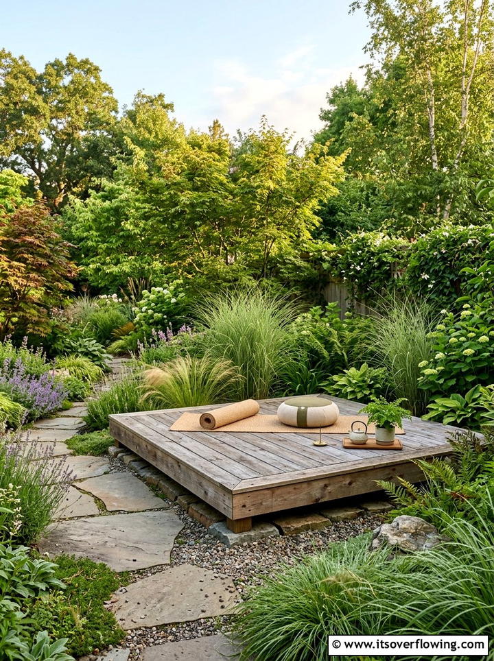 Small Backyard Meditation Platform - 25 backyard decorating ideas with family friendly setup