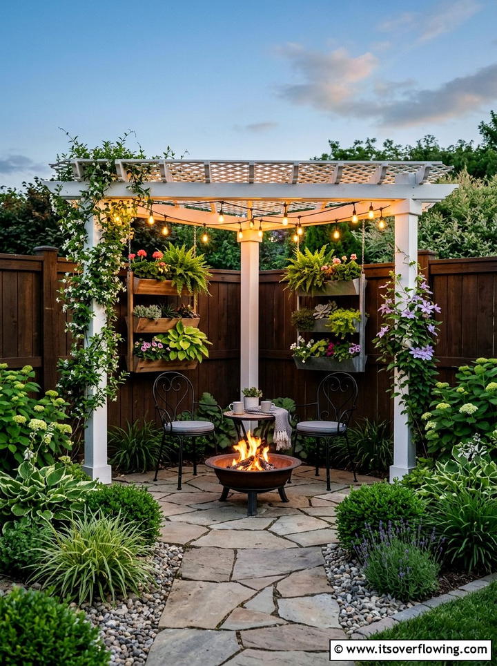 Small Backyard Pergola Fire Pit - 25 backyard ideas with pergola and fire pit