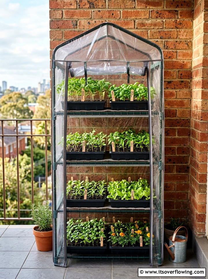 Small Balcony Greenhouse - 25 small garden ideas for apartments