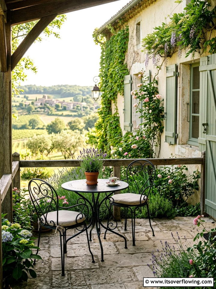 Small Bistro Set - 25 front porch ideas for deep porch