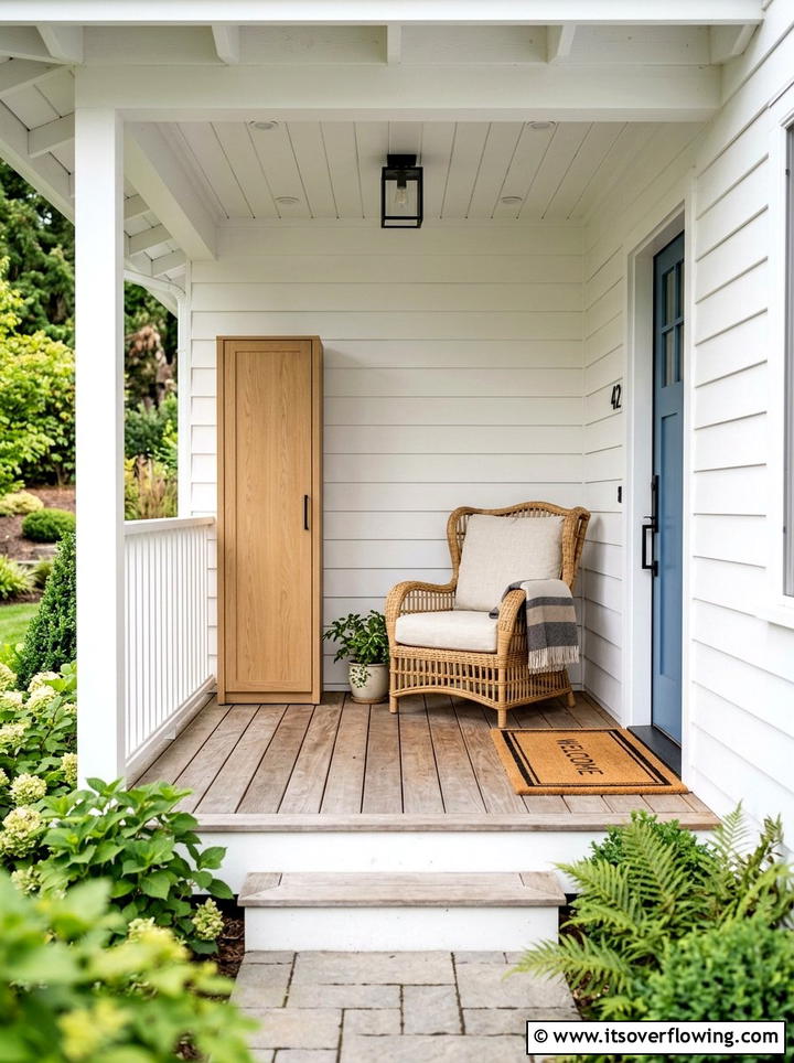 Small Covered Porch - 25 front porch ideas with package drop zone