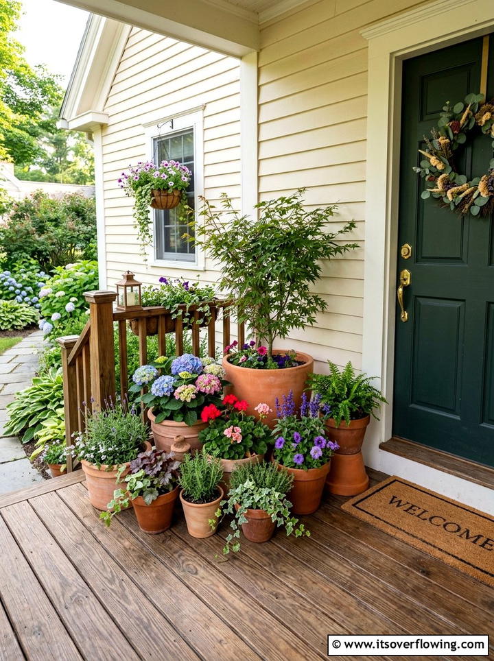 Small Front Porch Container Garden - 25 small garden ideas for front yard