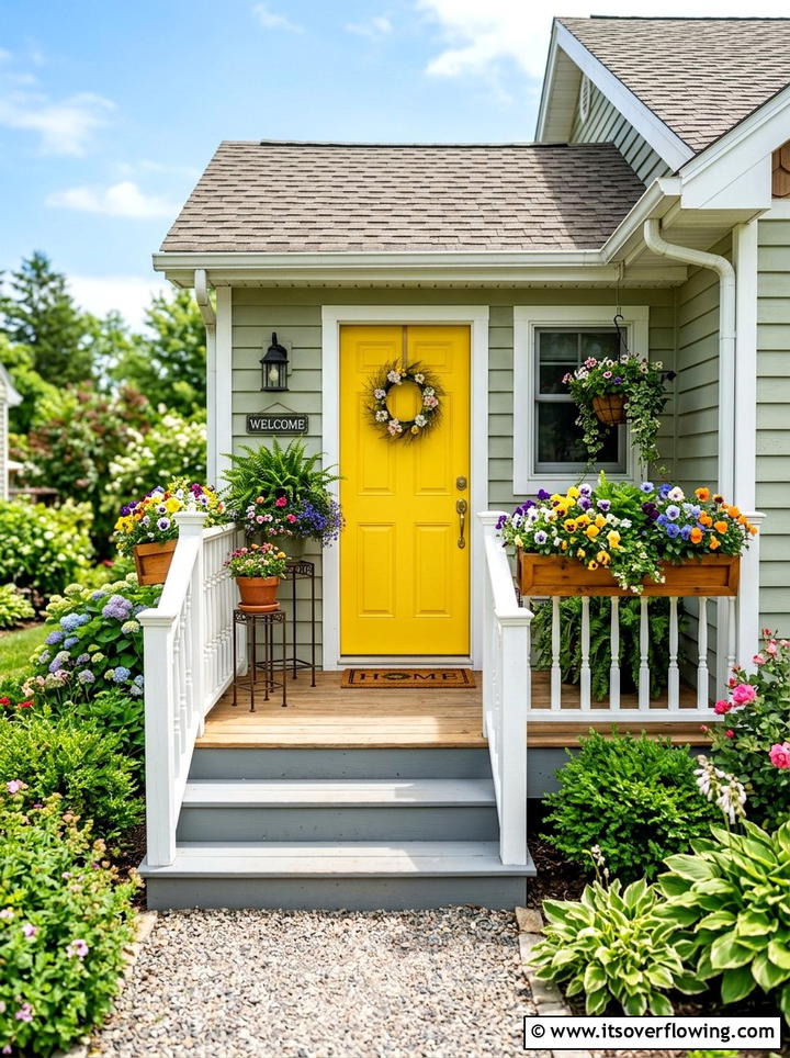 Small Front Porch Flower Decor - 25 front porch ideas with flowers