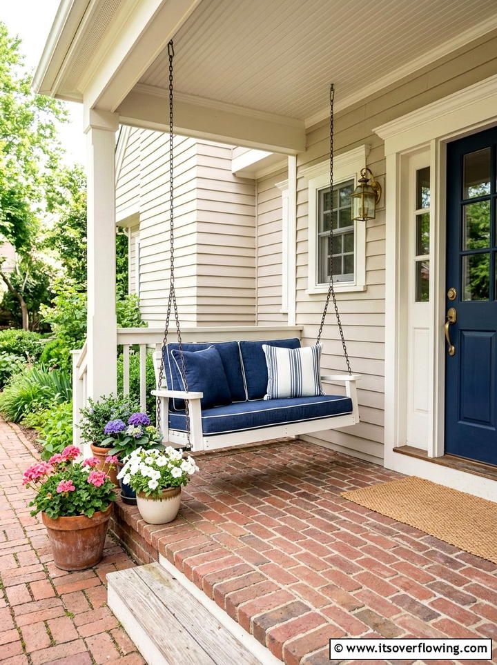 Small Front Porch Swing - 25 front porch ideas with porch swing