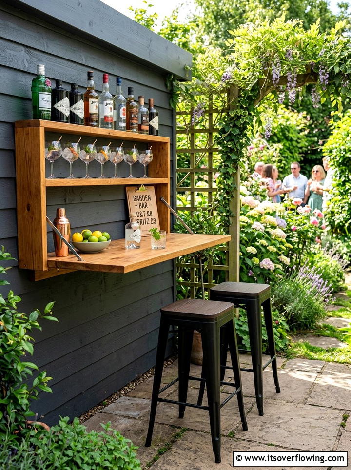 Small Garden Bar - 25 small garden ideas with modern style