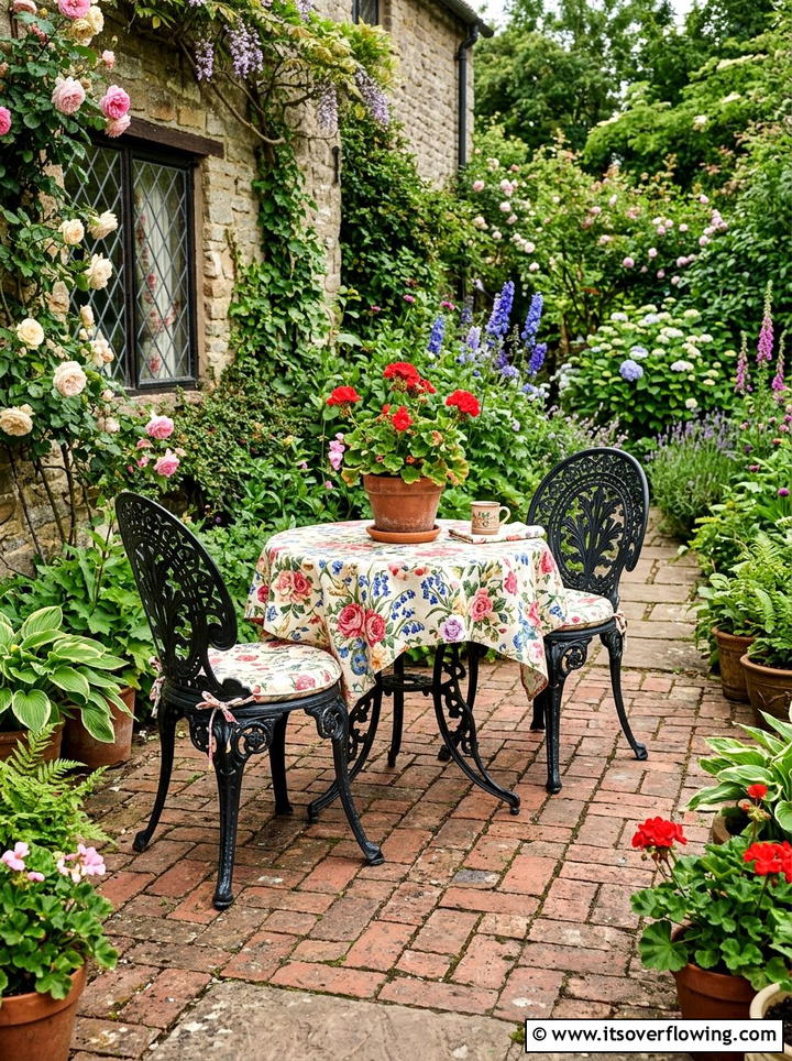 Small Garden Bistro Set - 25 small garden ideas with cozy seating