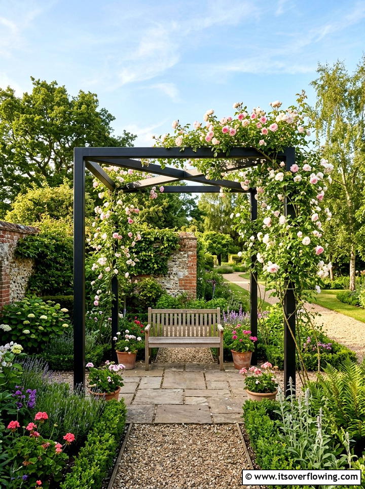 Small Garden Pergola - 25 creative garden ideas for small yards