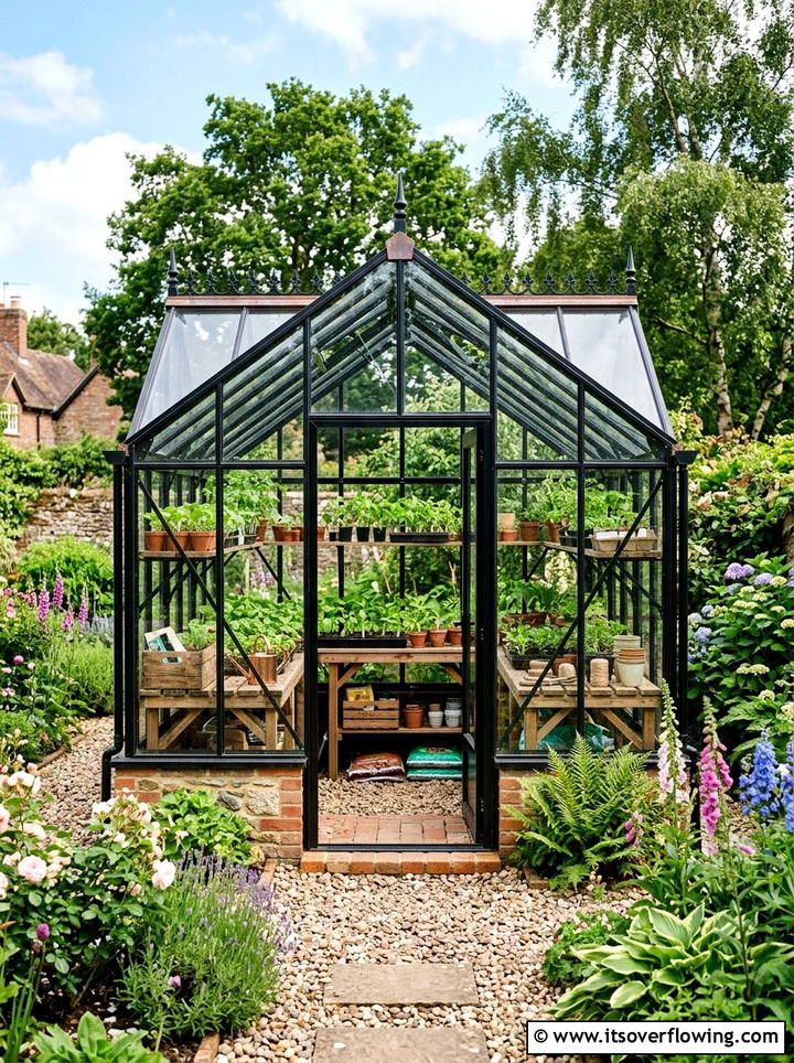Small Greenhouse Structure - 25 garden ideas for spring