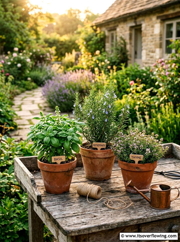 Small Herb Garden - 25 garden ideas for balconies