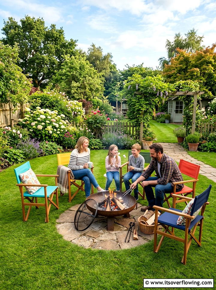 Small Lawn Fire Bowl Area - 25 small garden ideas with fire bowl