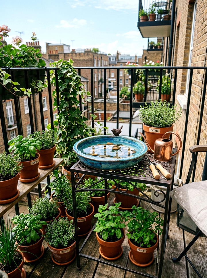 Small Patio Bird Bath - 25 backyard decorating ideas with bird baths