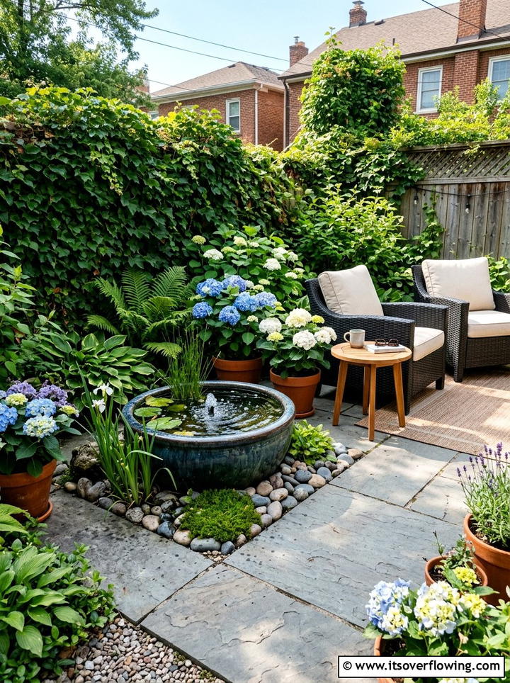 Small Patio Pond - 25 backyard ideas with pond
