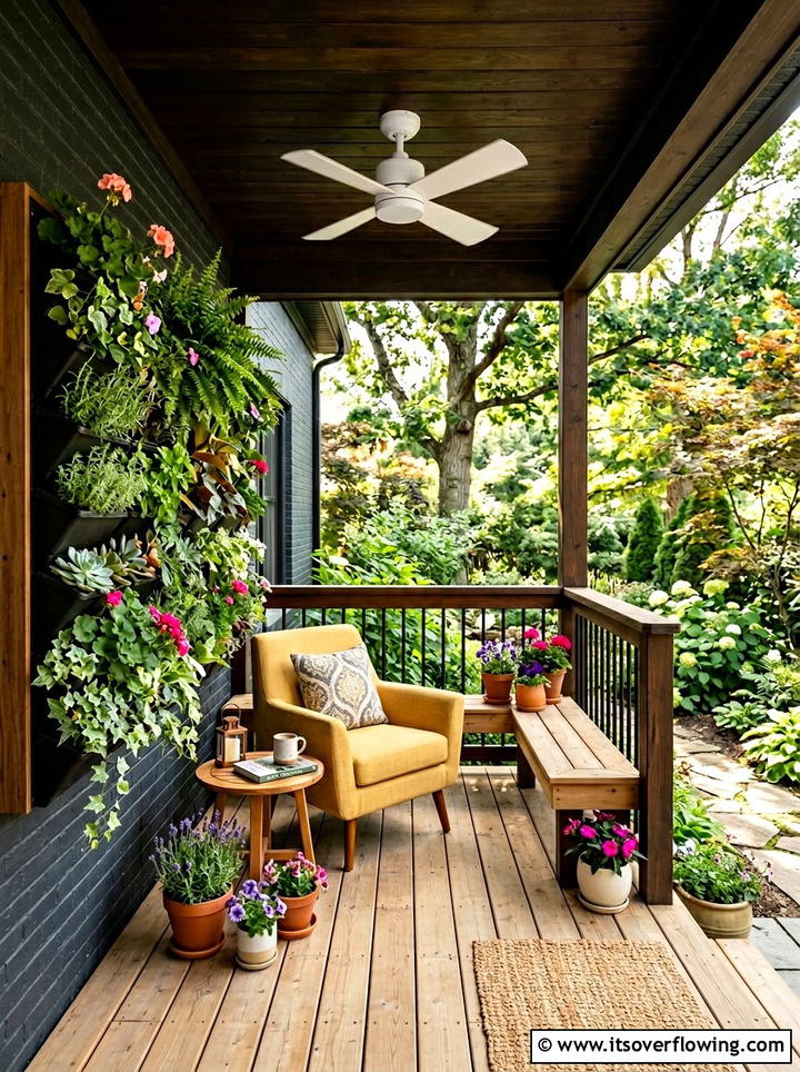 Small Porch - 25 front porch ideas with ceiling fan
