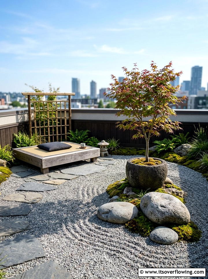 Small Rooftop Zen Garden - 25 creative garden ideas for rooftops