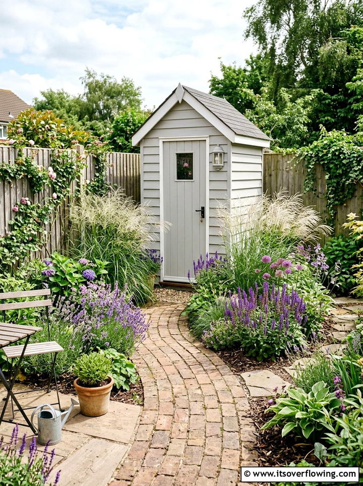 Small Shed Landscaping - 25 backyard ideas with storage shed