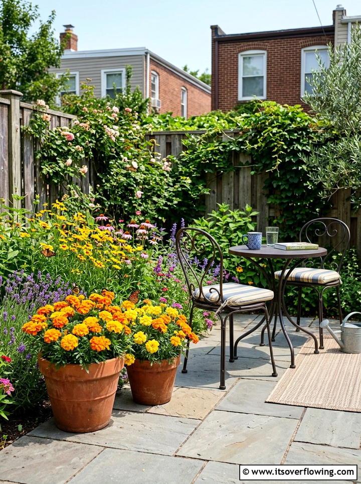 Small Space Pollinator Garden - 25 backyard ideas with pollinator garden