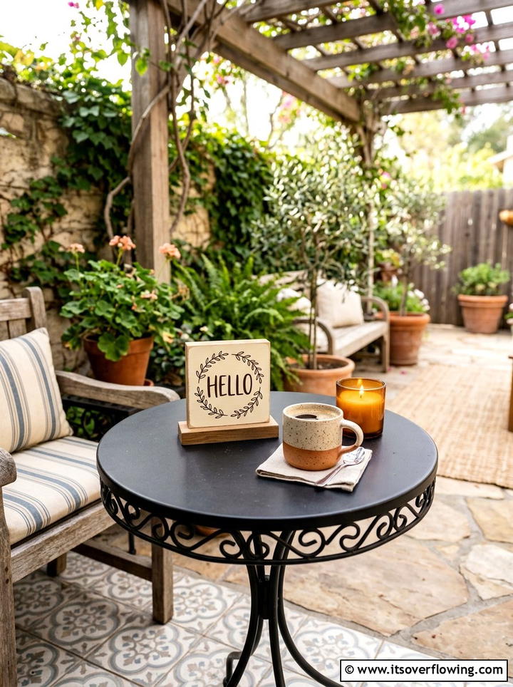 Small Tabletop Porch Sign - 25 front porch decor ideas with signs