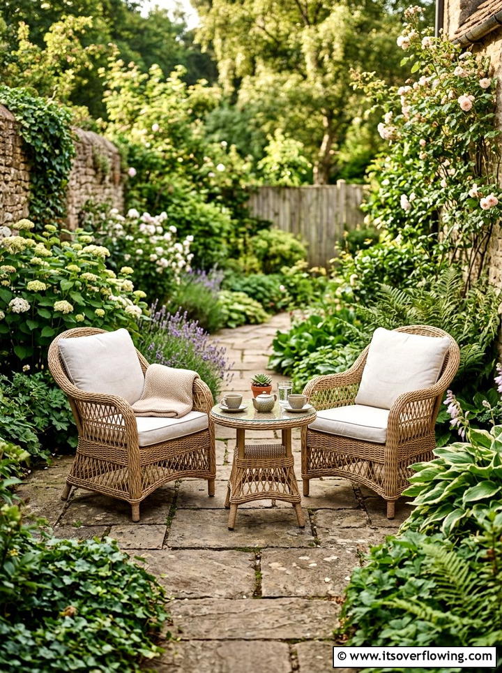 Small Wicker Armchairs For Tiny Patio - 25 small garden ideas with compact furniture