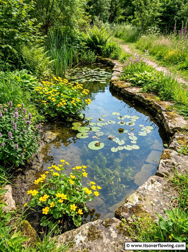 Small Wildlife Pond - 25 garden ideas with pond