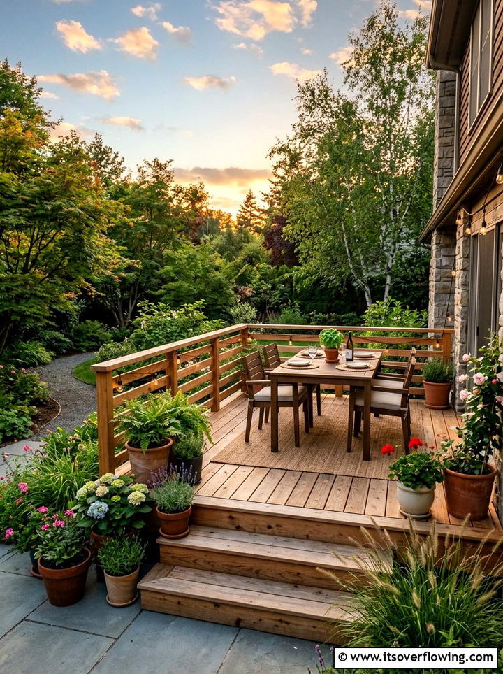 Small Wood Deck For Backyard - 25 small garden ideas with pet friendly plants