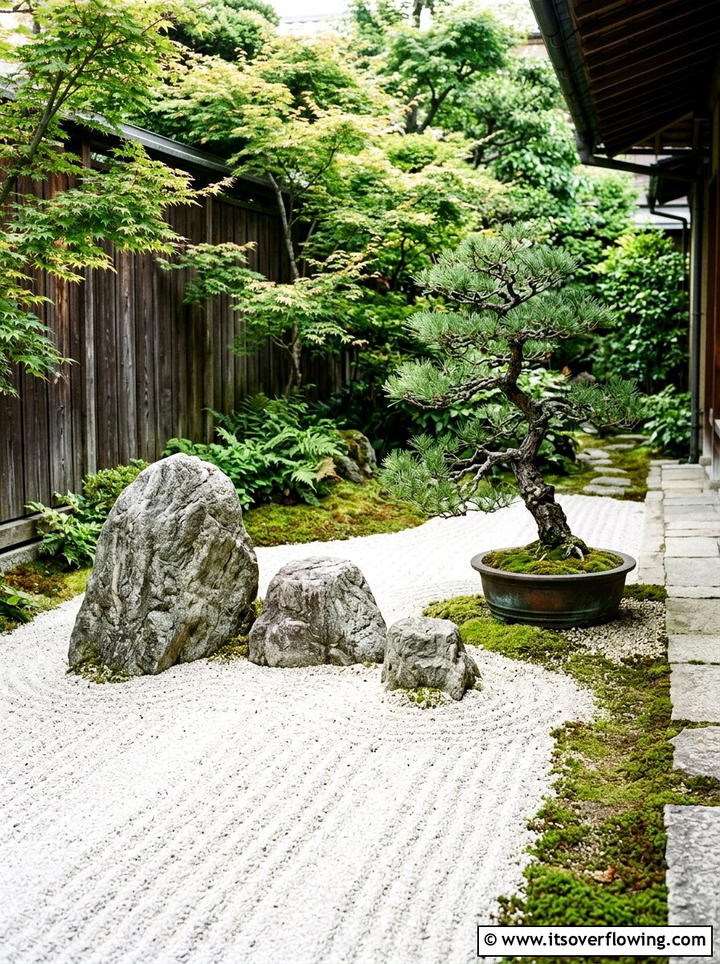 Small Zen Garden - 25 garden ideas for narrow yards