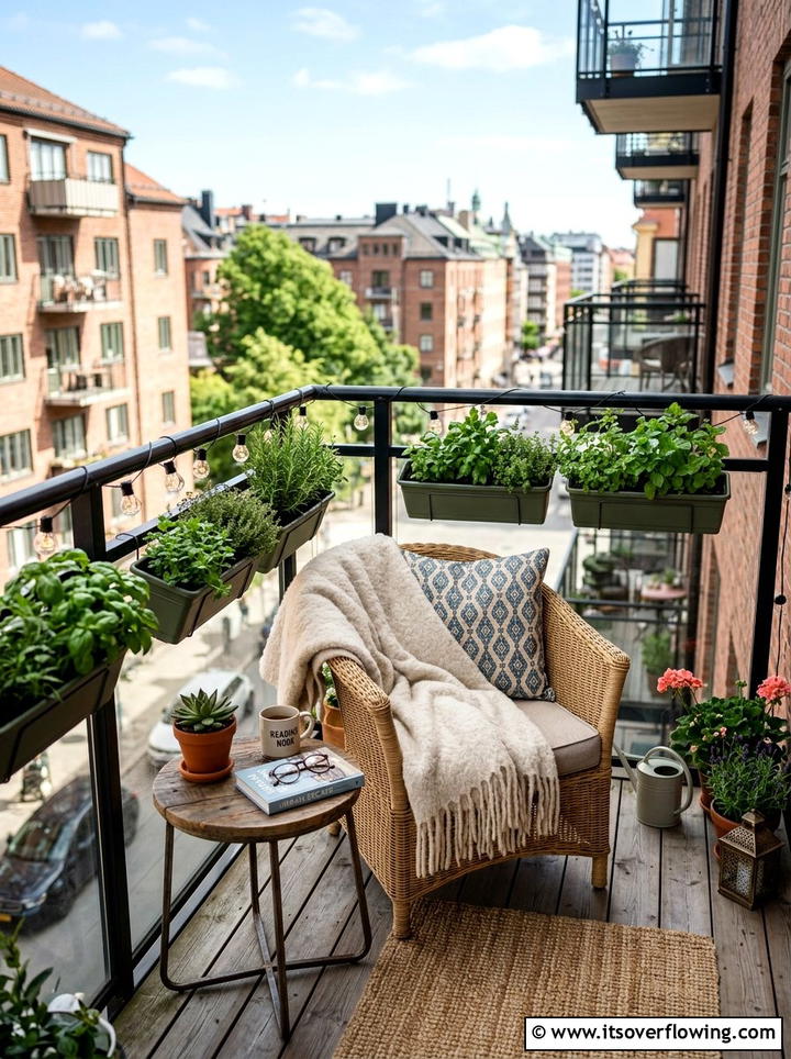 Small balcony reading nook - 25 backyard ideas with reading nook
