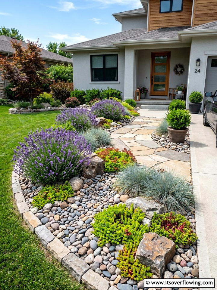 Small front yard rock garden - 25 garden design ideas with rock gardens