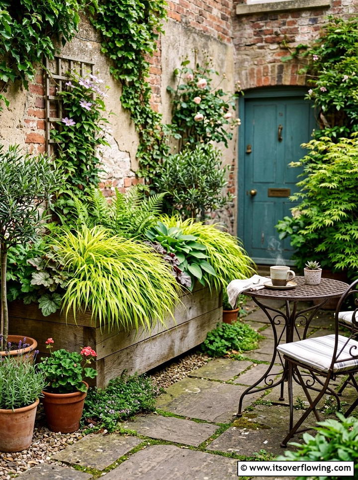 Small garden with ornamental grass - 25 garden ideas with ornamental grasses