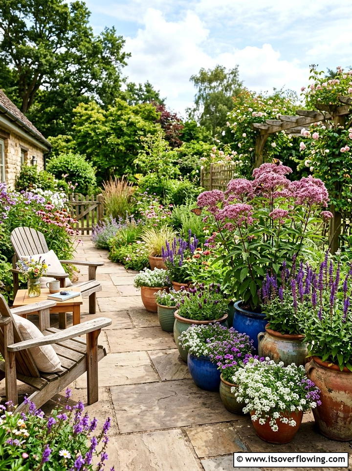 Small pollinator patio - 25 small garden ideas with pollinator plants