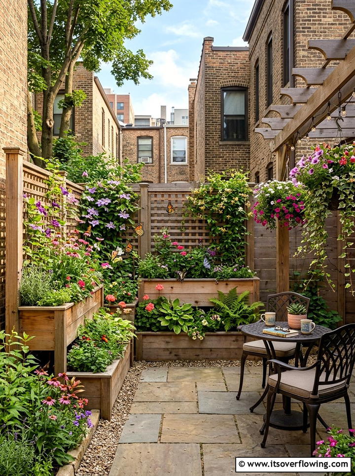 Small urban backyard - 25 backyard ideas with butterfly garden