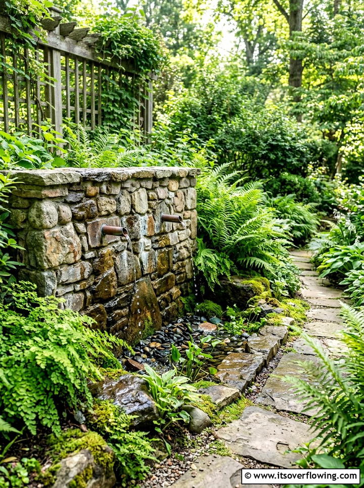 Small water feature - 25 small garden ideas for side yard