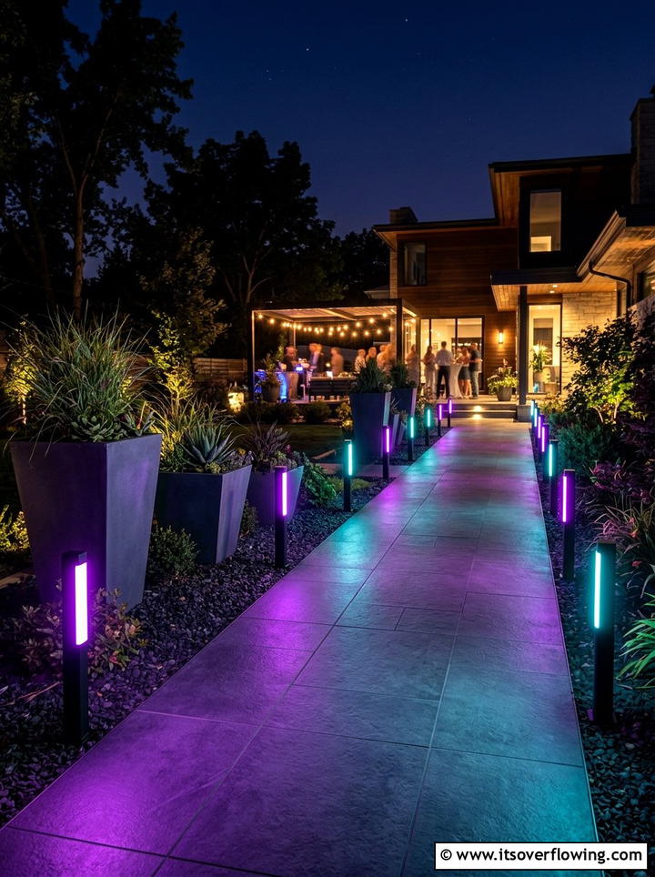 Smart Rgb Lighting - 25 backyard ideas with path lighting