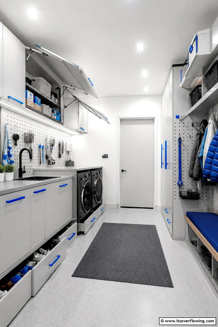 Smart Storage Solutions - 30 Mudroom Laundry Room Combo Ideas for Efficient Spaces