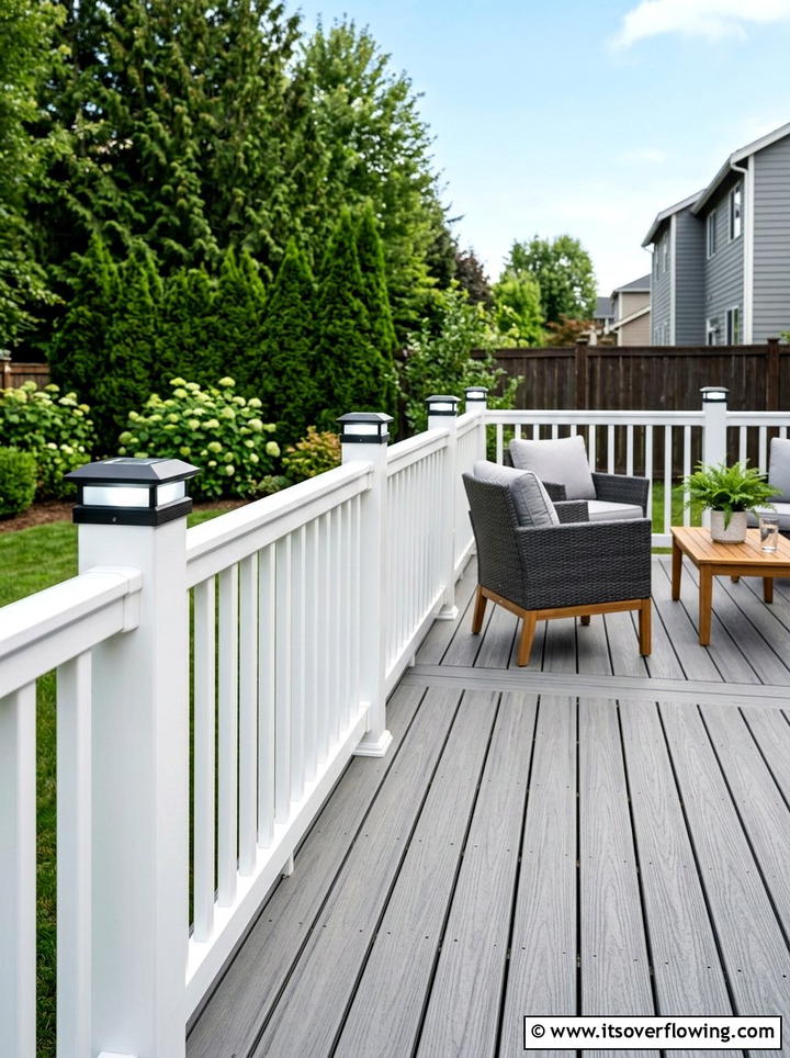 Smart deck post lights - 25 front porch ideas with smart lighting