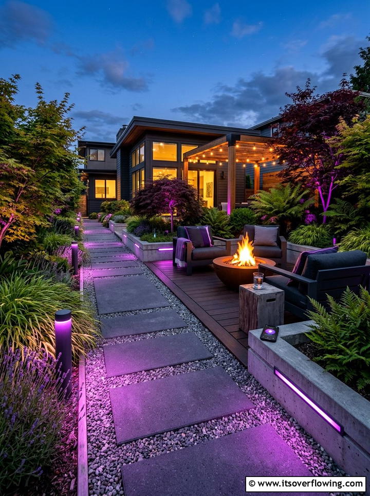Smart garden path lighting - 25 garden ideas with pathway lights