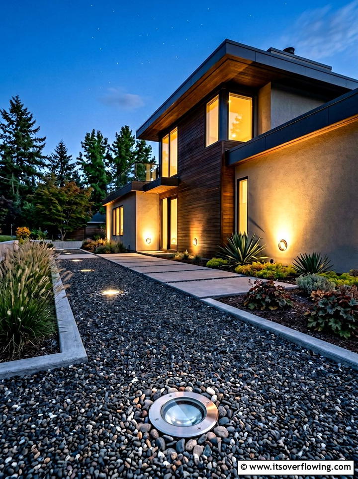 Smart landscape well lights - 25 front porch ideas with smart lighting