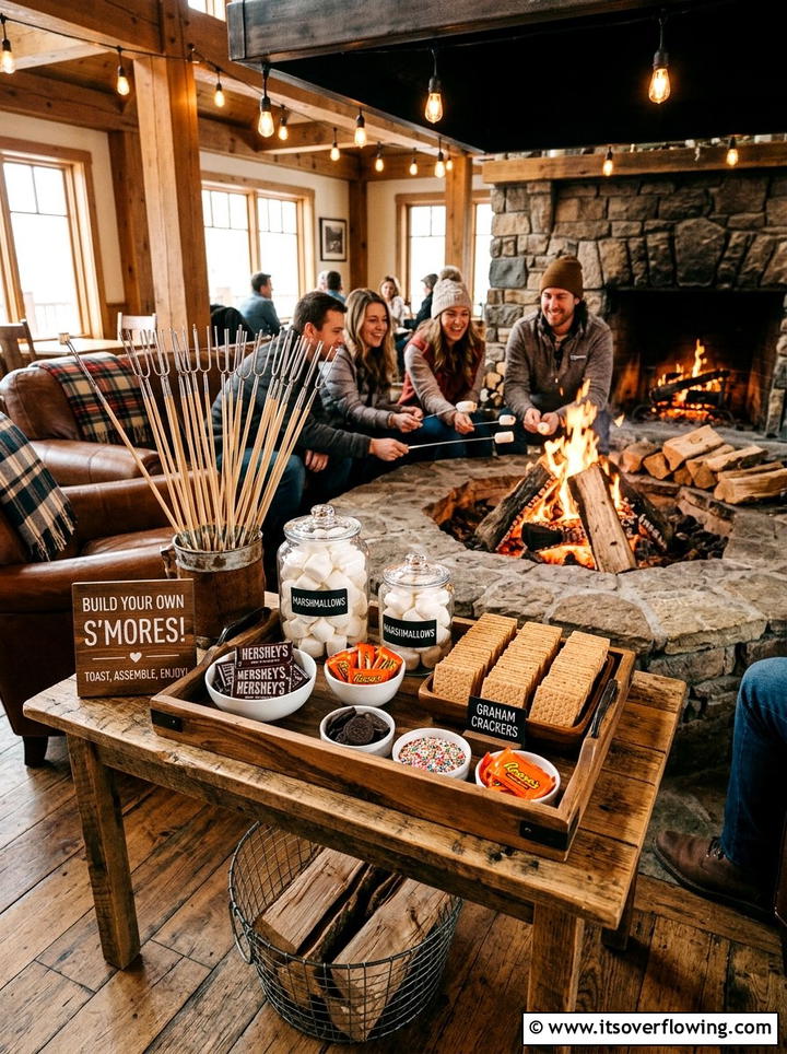 Smores station - 25 backyard ideas for fall gatherings