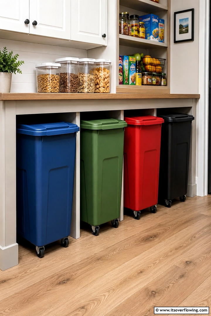 Snack Bins with Wheels - 30 Snack Storage Ideas for Organized Kitchen Pantries