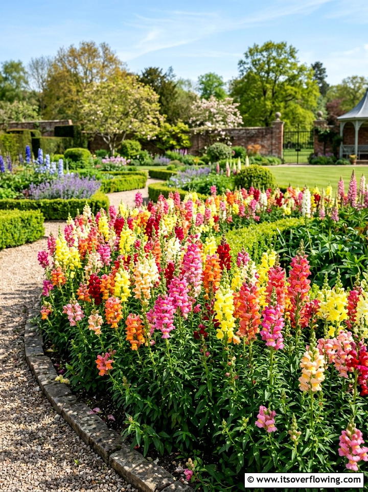 Snap dragon floral display - 25 cheap garden ideas with seeds