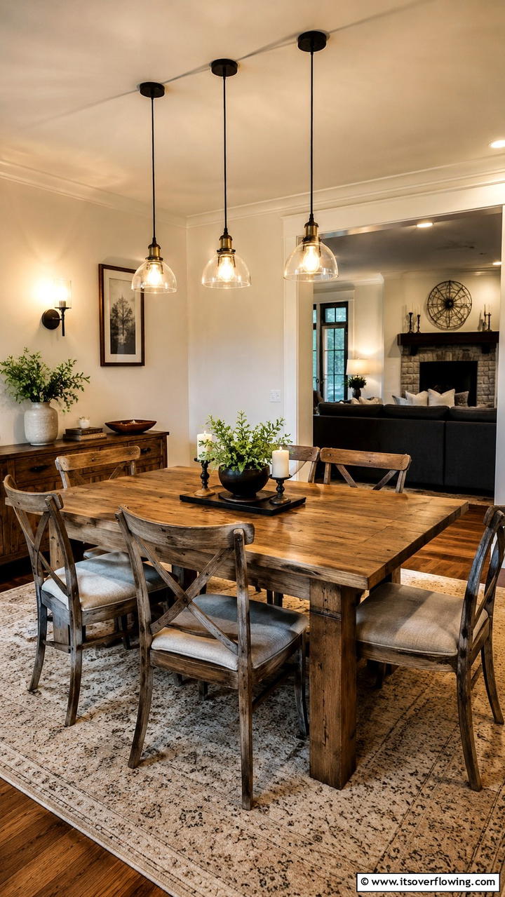 Soft Lighting for Cozy Ambiance - 20 Casual Dining Room Ideas for Everyday Comfort
